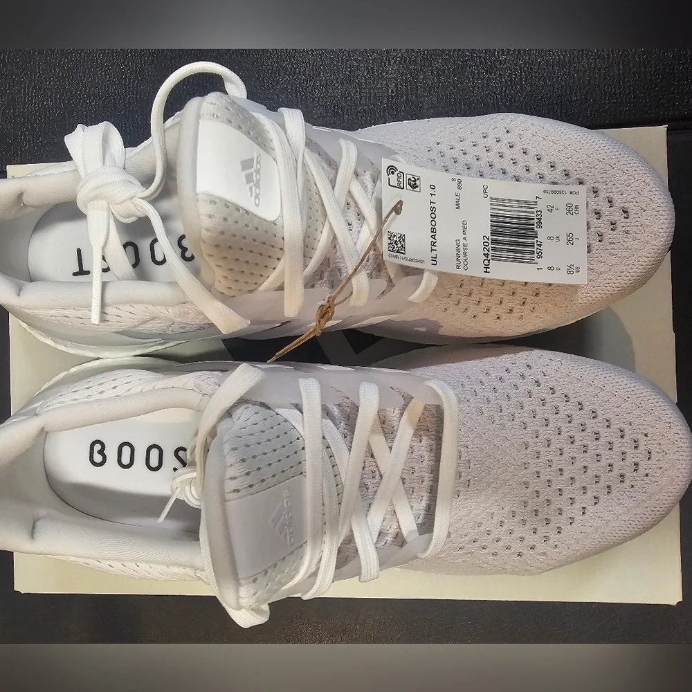 Adidas Ultraboost 1.0 Cloud White 8.5 - Picture 5 of 8